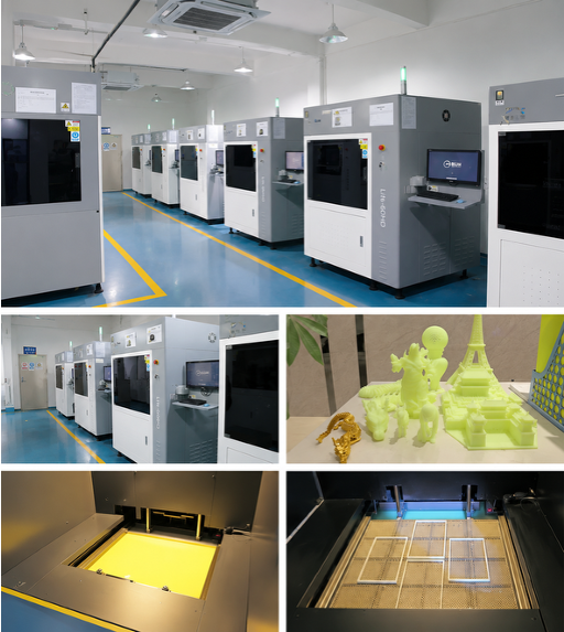 3Dプリンターの設備と造形サンプル