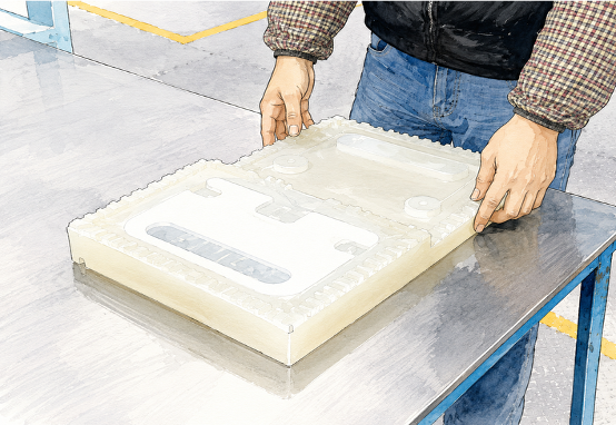 真空注型の製作サンプル4